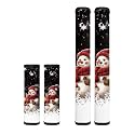 Dreaweet Cute Snowman Christmas Refrigerator Handle Covers Set of 4