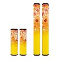 Dreaweet Maple Leaves Print Refrigerator Door Handle Covers Set of 4,Autumn Fall Kitchen Appliance Decoration Handle Covers for Fridge Dishwasher Oven,Washable