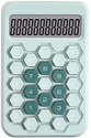 DREGGERZ Colorful Calculator Cute 12 Digit Large LCD Display Big Hexagon Button Easy to Press,for School Office Business Home Automatic Sleep Basic  Calculator