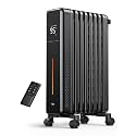 DREO Oil Filled Radiator Heater for Indoor Use, 1500W Heater for Large Room