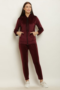 dressbae solid women track suit