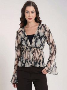 Dressberry Casual 3 4 Sleeve Printed Women