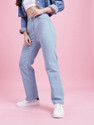 Dressberry Straight Fit Women Blue Jeans