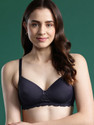 Dressberry Women T-Shirt Lightly Padded Bra Dark