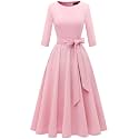 DRESSTELLS Cocktail Dresses for Women, Vintage Wedding Guest Church Dress