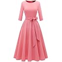 DRESSTELLS Cocktail Dresses for Women, Vintage Wedding Guest Church Dress