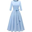 DRESSTELLS Cocktail Dresses for Women, Vintage Wedding Guest Church Dress
