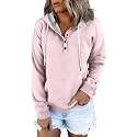 Dressy Casual Hoodies for Women Long Sleeve Pullover Tops Hooded Sweatshirts Fall Fashion Outfits with Pocket
