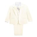 Dressy Daisy Boys 5 Pcs Formal Tuxedo Suits, Baby Toddler Size 3M to 8Y