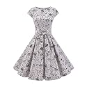 Dressystar Women39s Vintage 1950s A Line Cap