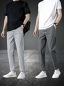 Dresvia Solid Men Grey Track Pants