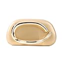 Dreubea Minimalist Gold-Tone Art Deco Clutch Bag – Elegant Metallic Accent Evening Handbag Purse for Women