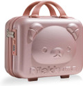 DREWITSTAR Portable Makeup Travel Case Hand Luggage,Makeup Case Suitcase with Elastic Band Travel Toiletry Kit