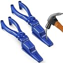 Dreyoo 2 Pack Nail Holder for Hammering, Finger-Safe Woodworking Pliers