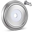 Dreyoo Metal Tub Spout Cover Ring with Foam Gasket, Brushed Nickel