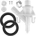RV Toilet Water Valve Compatible with 385311641, with 2 Sealing Ring
