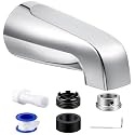Dreyoo Tub Spout, Tub Faucet for Bathtub (Chrome,Without Diverter)