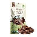 Dried Crickets 1 lb for Chickens, Wild Birds, Hedgehogs, Reptiles, Lizards, Bearded Dragons, Fish, Turtles - High Protein Natural Insect Food Resealable Bag
