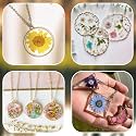 Dried Pressed Real Flowers Colorful Natural Dried Flowers Daisies for Candles Handmade Art & Crafts Epoxy DIY Resin Pendant Jewellery Gifts Accessories Nail Art - Multi Color
