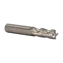 Drill America 1/2" Carbide 4 Flute Single End Ball End Mill, MMO Series