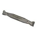 Drill America 1/4" Carbide 2 Flute Double End Stub Ball End Mill, MMO Series
