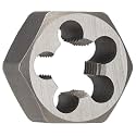 Drill America 1-5/8"-12 Carbon Steel Hex Rethreading Die, DWT Series