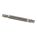 Drill America 3/64" Carbide 2 Flute Double End Stub End Mill, MMO Series