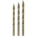 Drill America 3 Piece Cobalt Stepped Point Drill Bit Set (3/6", 1/4", 5/16"), GSC Series ZMPOUGSC3