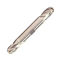 Drill America 5/32" Carbide Uncoated (Bright) Double End Stub End Mill, MMO Series