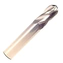 Drill America CBD 5/32" 2 Flute Carbide End Mill TICN 1/2" Flute Length 2" Overall Length 3/16" Shank Single End Ball