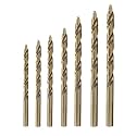 Drill America ZMPOUGSC7 GSC Series 7 Piece Cobalt Stepped Point Drill Bit Set