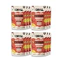 The Drill Crunchy Roasted Edamame Beans – Piri Piri Lemon Flavour | 132g Protein |Pack of 12 (30g Each) | High Protein Healthy Snack | 100% Veg | Gluten Free | No Added Sugar | Non-GMO | Rich in Fiber