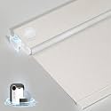 No-Drill Motorized Blackout Blinds with Remote, Linen, 34.5" x 64"