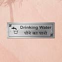 Drinking Water Sign Board Sign Plate for
