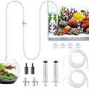 Drip Acclimation Kit for Saltwater and Freshwater Aquariums, Fish Tanks, Adjustable Precision Slow Drip System to Reduce Stress Safe Transition Adjust for Shrimp, Coral, and New Fish (1 Set)