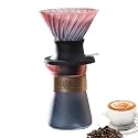 Drip Pour Coffee Maker Set, Detachable Quick Filtration Tool with Gradient Color for Travel, Camping, Hotel, Apartment, Drinks