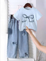 DRITI Baby Girls Casual T-shirt Jeans