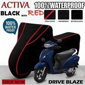DRIVE BLAZE Waterproof Two Wheeler Cover for