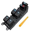 Driver Side Window Switch, Ice Blue Backlight, OEM Replacement