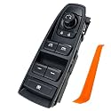 Driver Window Switch, 83071-FL60A,Dual AUTO No Mirror Fold ，Black