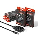 DriverGenius SerialPulseX USB-C to RS232 DB9 Adapter, 9-LED (4-Pack)