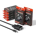 DriverGenius SerialPulseX USB-C to RS232 DB9 Adapter, 9-LED (6-Pack)