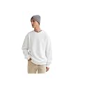 DROBE Cotton Blend Round Neck Solid Sweatshirt for Men