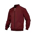 DROBE Plain Bomber JacketZipper fleece bomber jacket