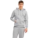 DROBE Plain Chain Hooded Zipper Hoodie for