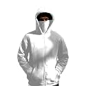DROBE Plain Cotton Hooded Neck with Mask