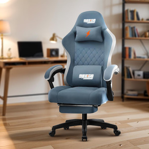drogo ergonomic gaming chair with linkage armrestfootrest lumbar support pillow gaming chair