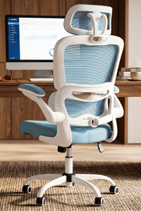 drogo ergonomic office chair for work from home computer chair with lumbar support mesh office adjustable arm chair