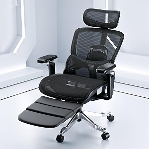 drogo flow 360 ergonomic office chair for work from home with patented flow technology amp cable mechanism  gaming chair with trifold footrest 360adjustable armrest headrest amp lumbar supportblack