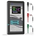 DROK Automatic Transistor Tester Kit - ESR Meter MOS SCR LCR Meter Mosfet Transistor Capacitor Tester for NPN PNP